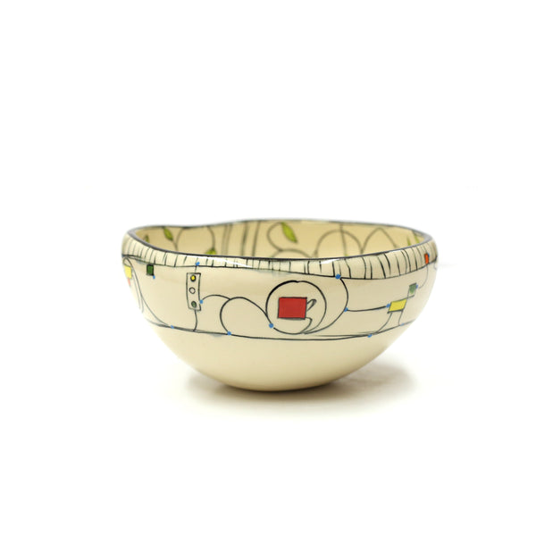 Hand Painted Bowl by Jennifer Gross