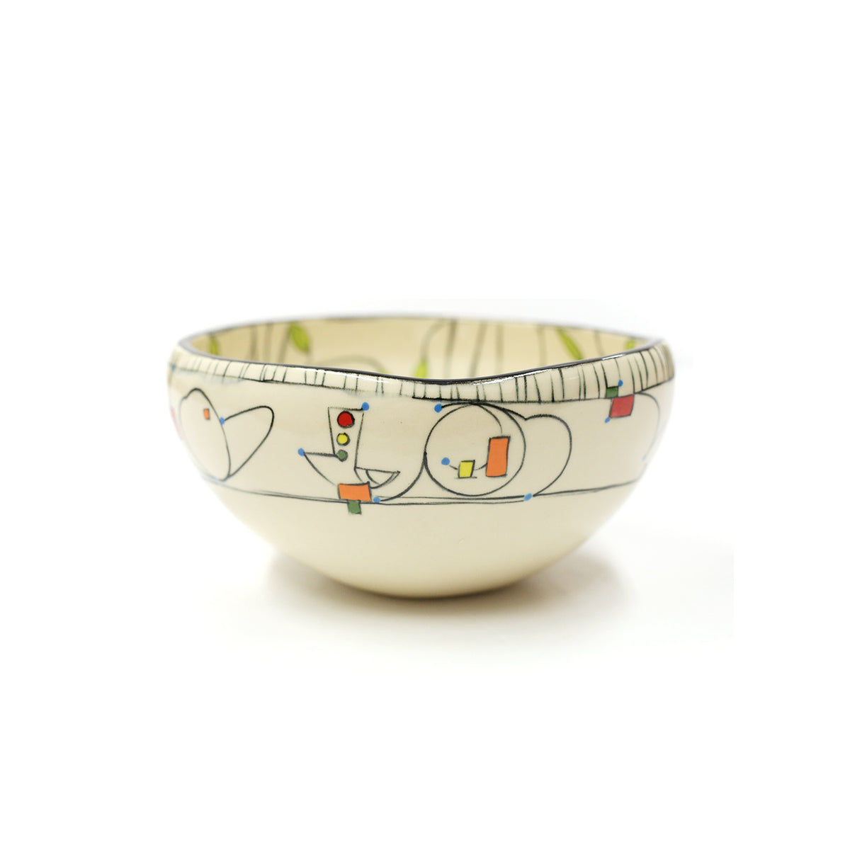 Hand Painted Bowl by Jennifer Gross