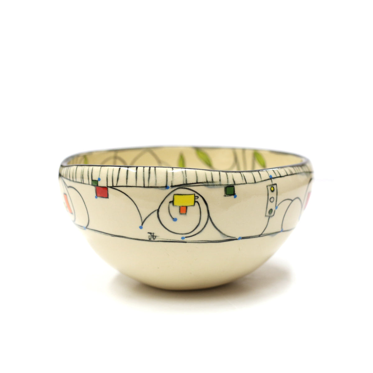 Hand Painted Bowl by Jennifer Gross