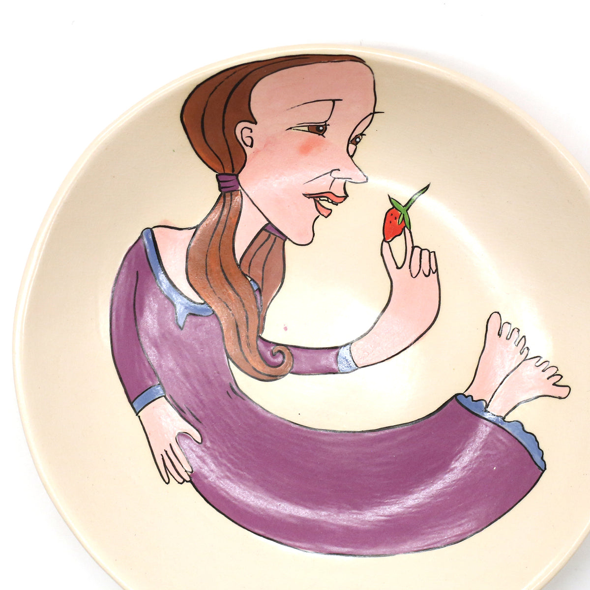 Hand Painted Plate by Jennifer Gross
