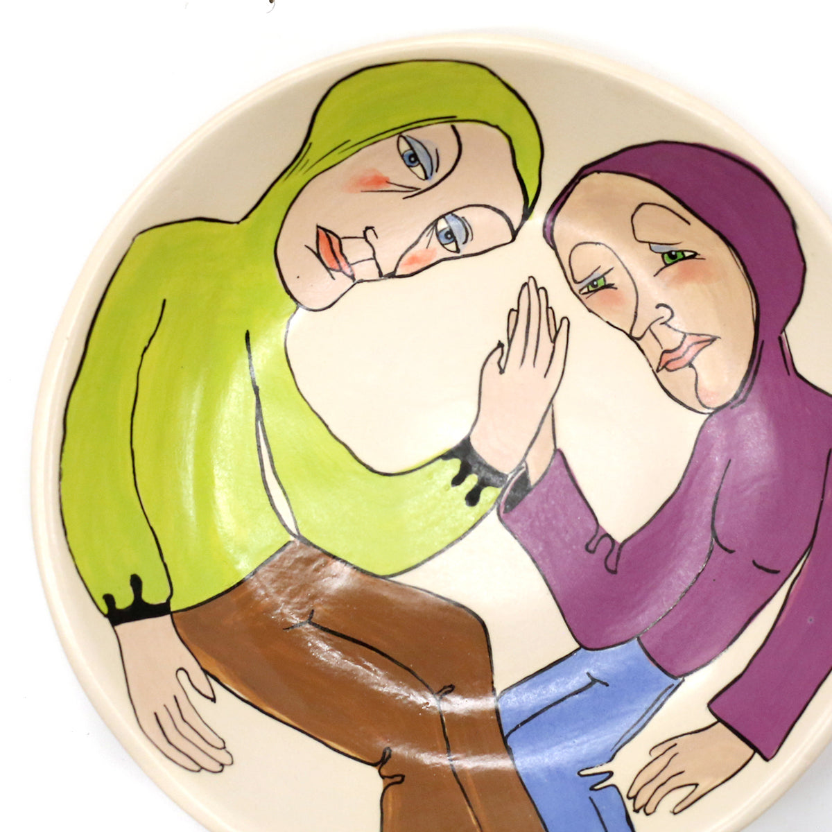 Hand Painted Plate by Jennifer Gross