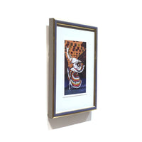 Framed Llama Folklorico by Leah Kiser