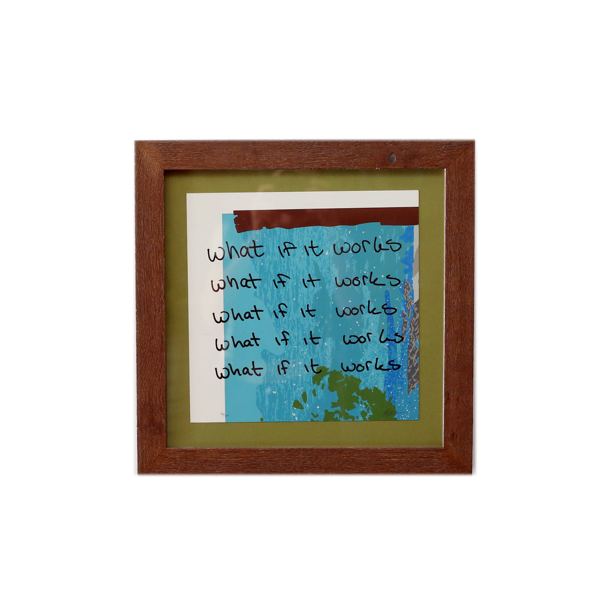 Framed What If It Works Print by Jake Early & Lisa Olson