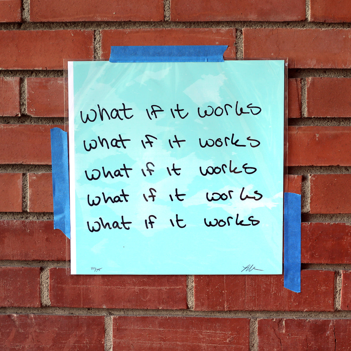 What If It Works Print by Jake Early & Lisa Olson