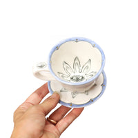 Seeing Eye Cup & Saucer by Annette Janelle