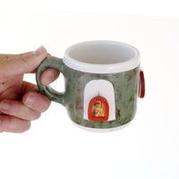 Framed Figures Mug by Annette Janelle