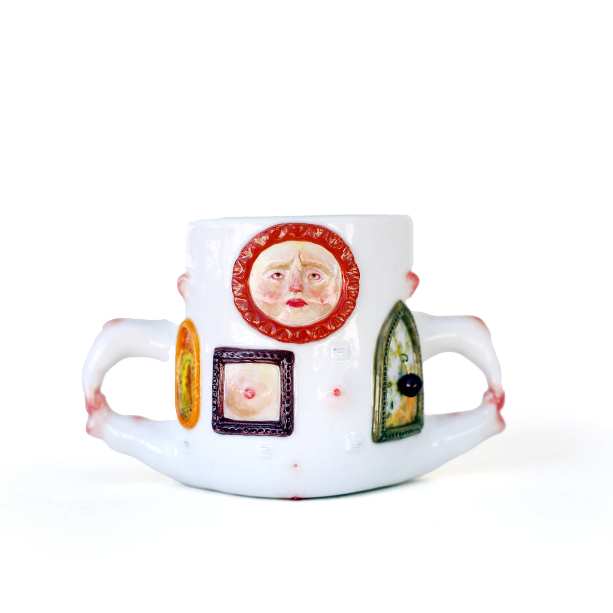 Gallery Woman Mug by Annette Janelle