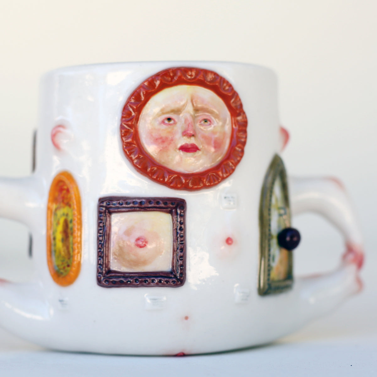 Gallery Woman Mug by Annette Janelle