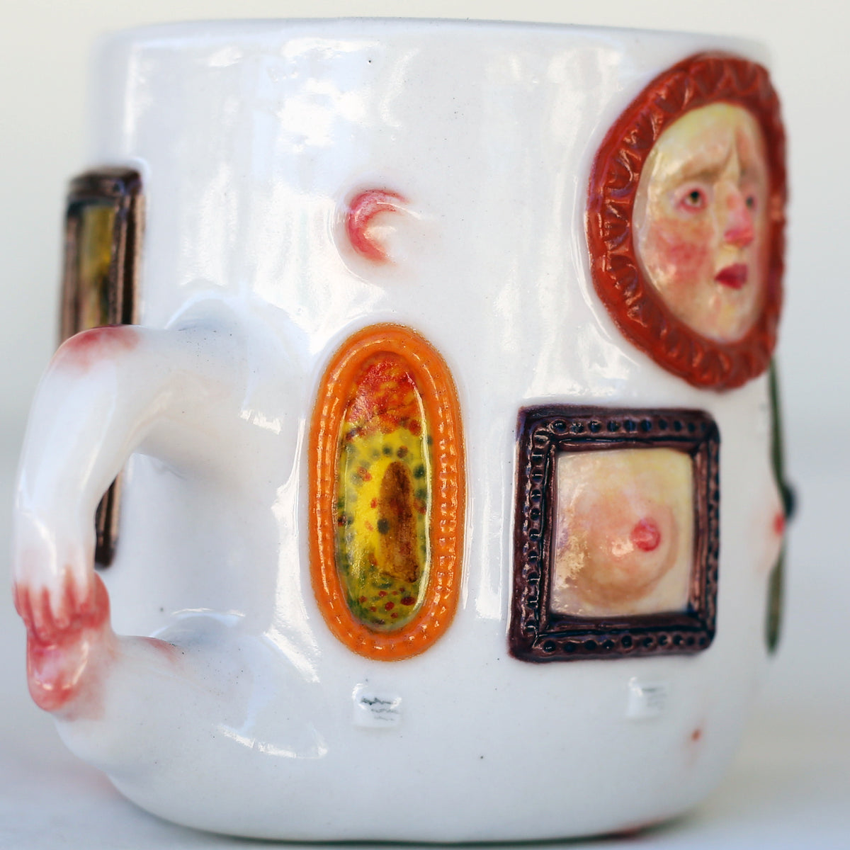 Gallery Woman Mug by Annette Janelle