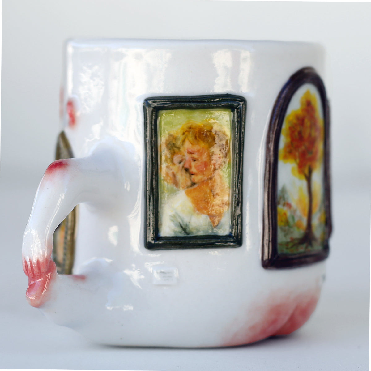 Gallery Woman Mug by Annette Janelle