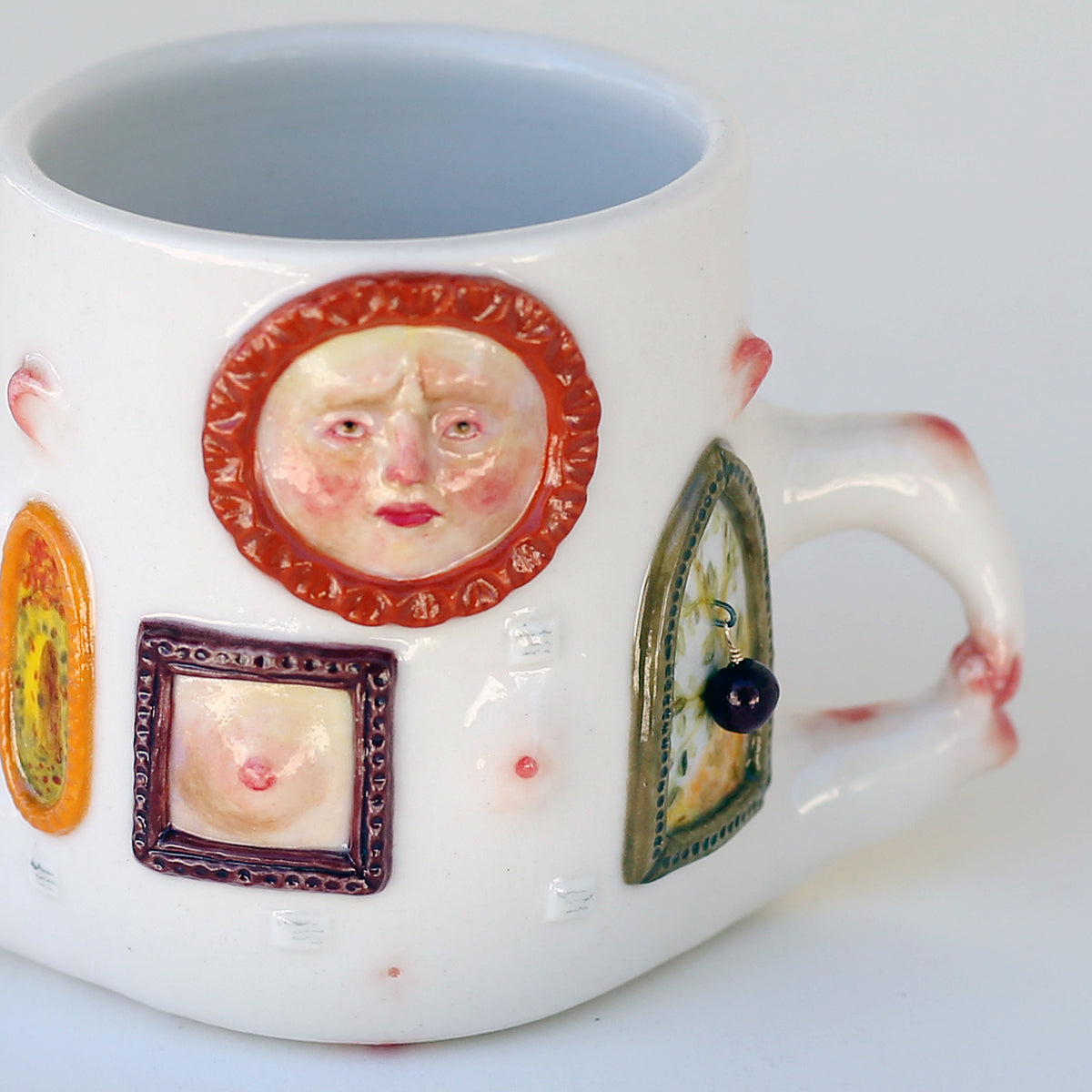 Gallery Woman Mug by Annette Janelle
