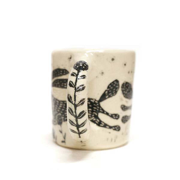 Dos Rabbits Mug by Amanda Shepherd