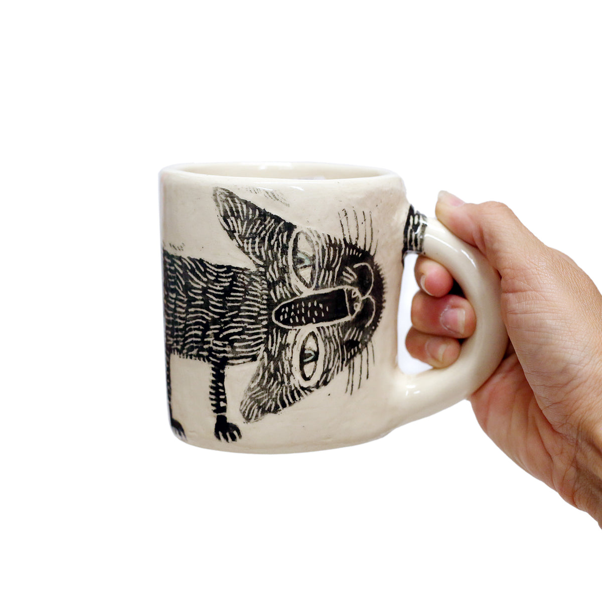 Hairy Mug by Amanda Shepherd