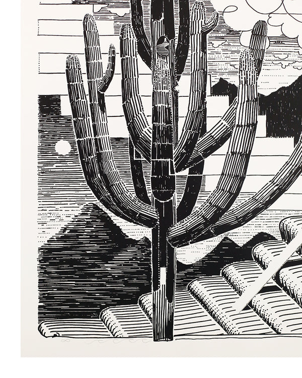 Cactus Sketch by Andy Brown