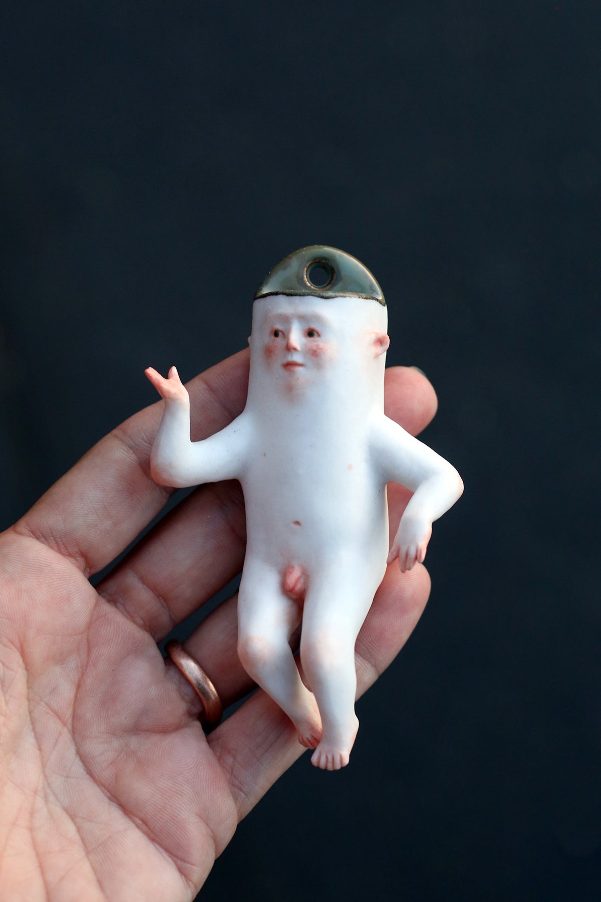 Gesturing Man by Annette Janelle