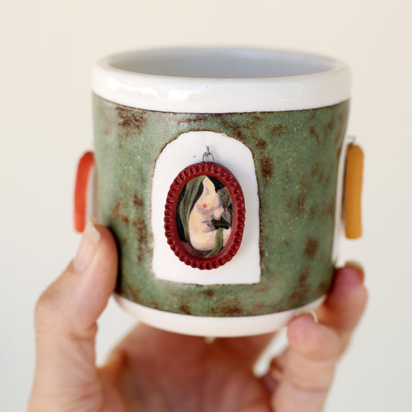 Framed Figures Mug by Annette Janelle