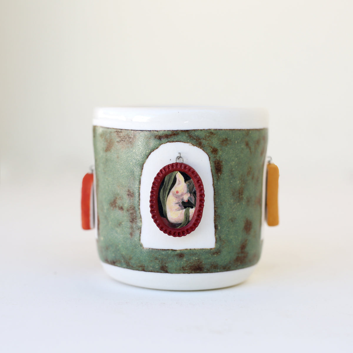 Framed Figures Mug by Annette Janelle