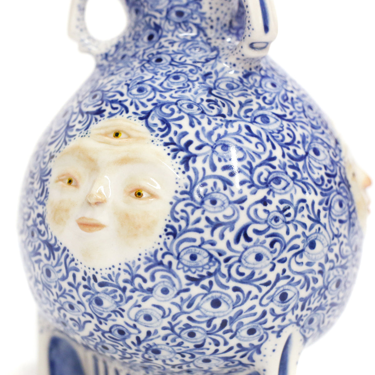 Three Face Vase by Annette Janelle