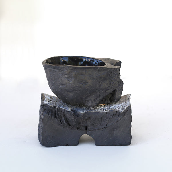 Sculptural Cup & Stand by Brad Towsley