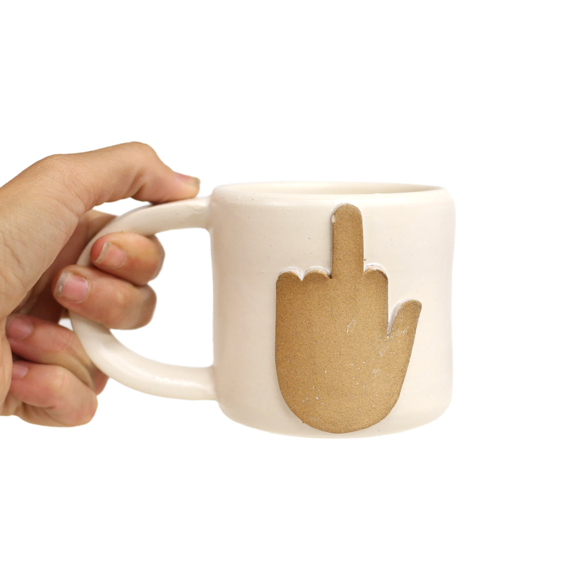 Middle Finger Mug by Bettina Chow