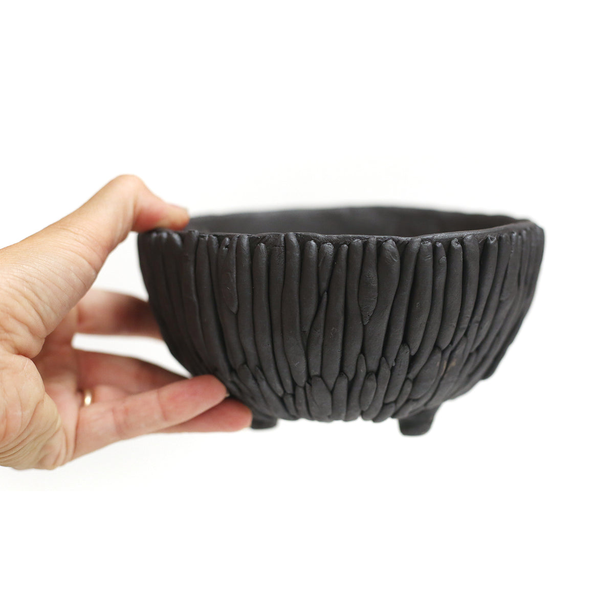 Footed Coil Planter by Darshana Patel