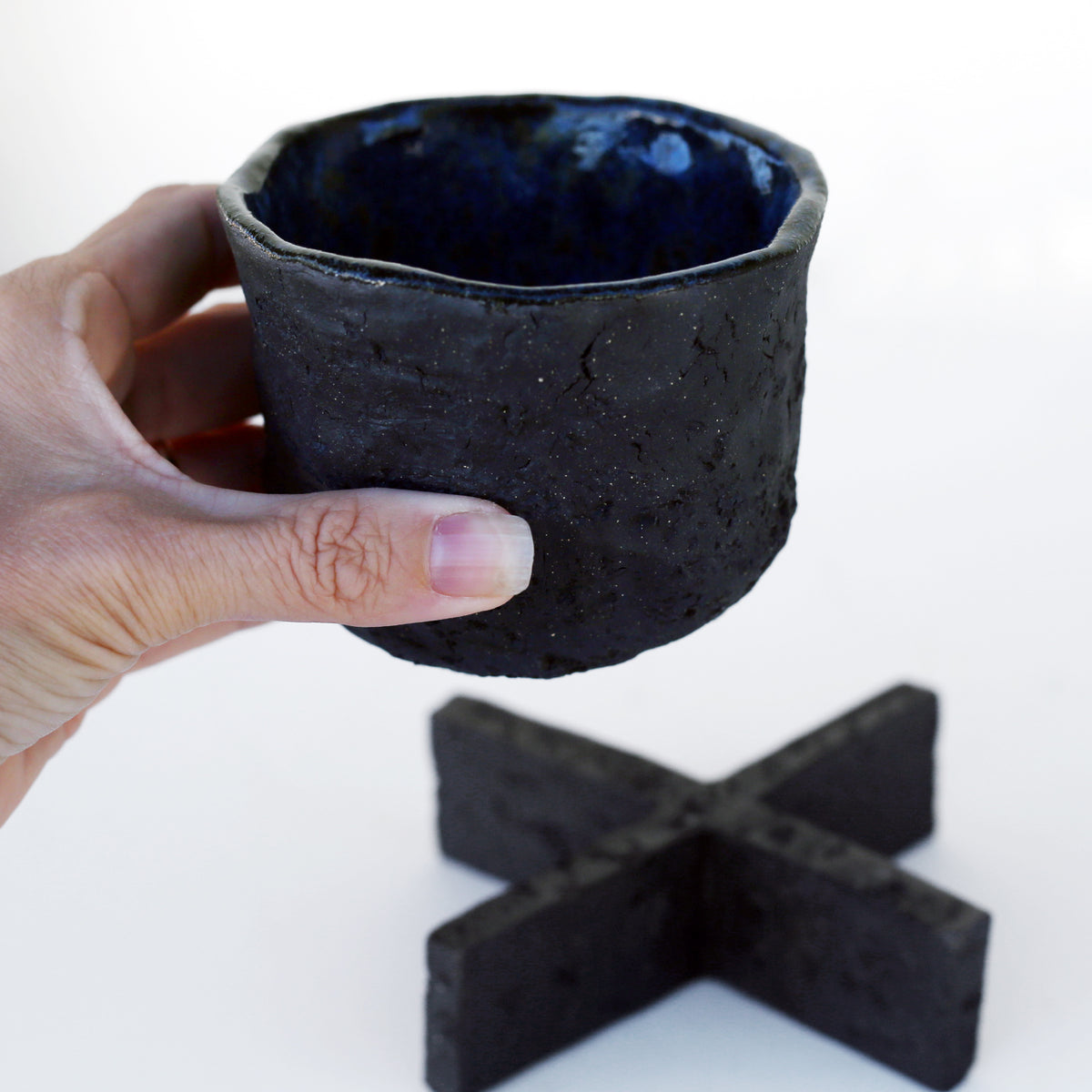 Sculptural Cup & Stand by Brad Towsley