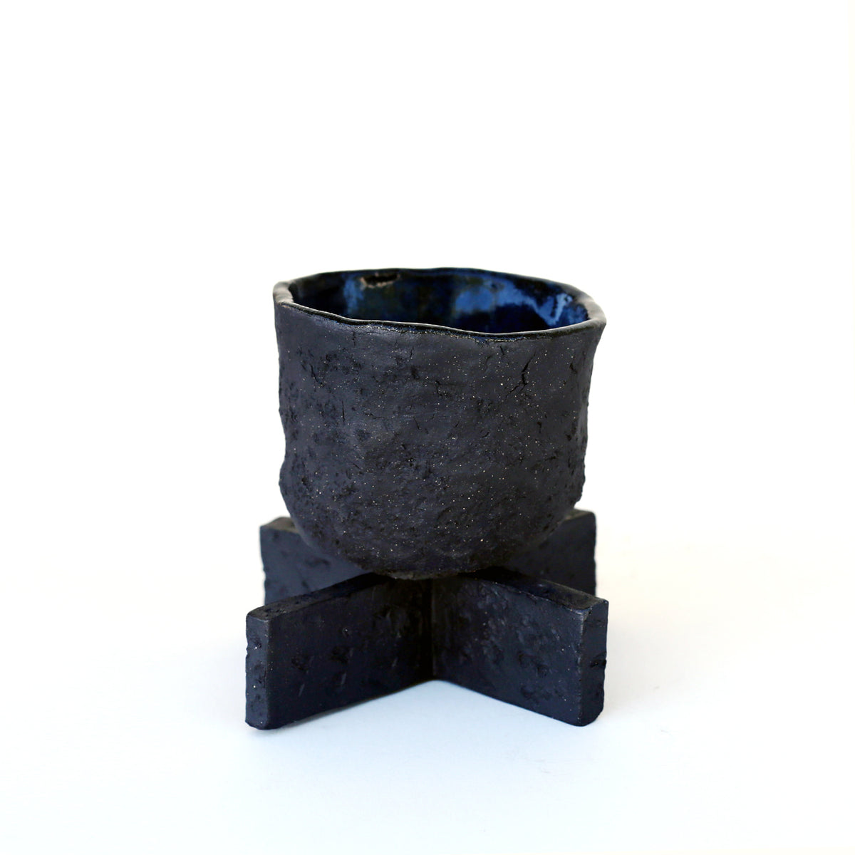 Sculptural Cup & Stand by Brad Towsley