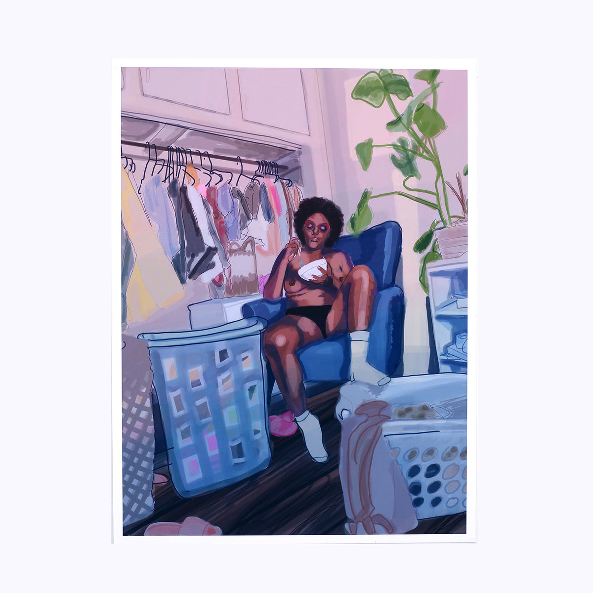 I wear a lot of black Print by Brianna Noble