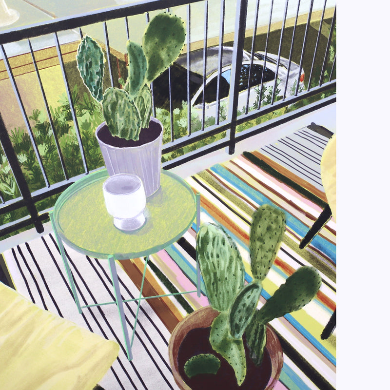 The Yard Print by Brianna Noble