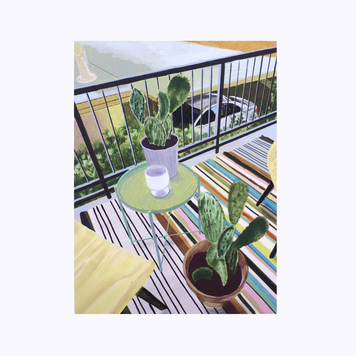 The Yard Print by Brianna Noble