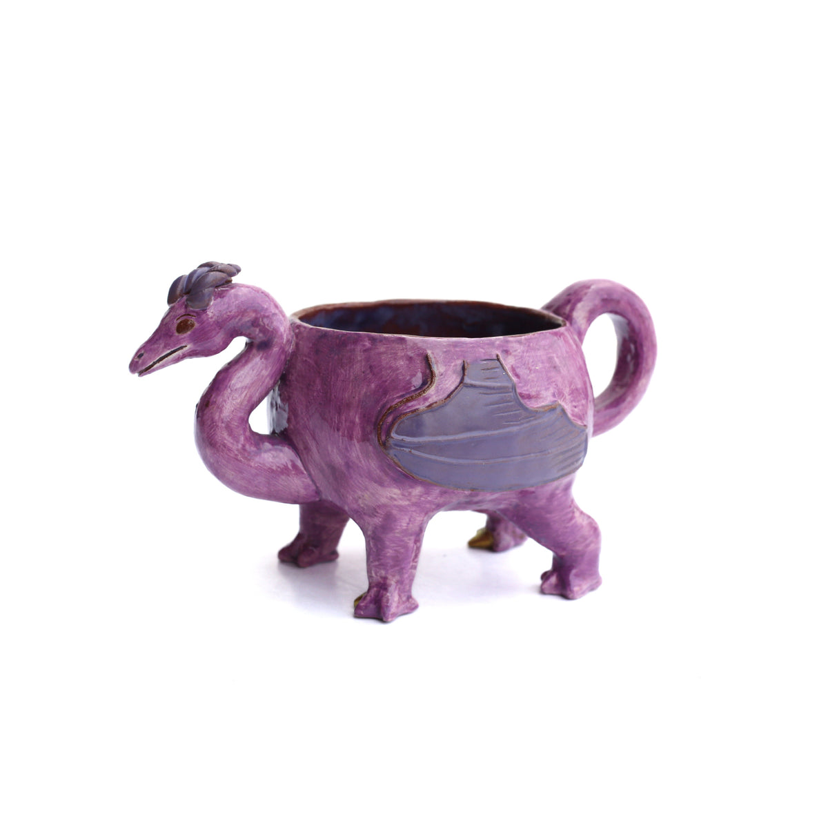 Kintsugi Purple Dragon Mug by Amy Henson