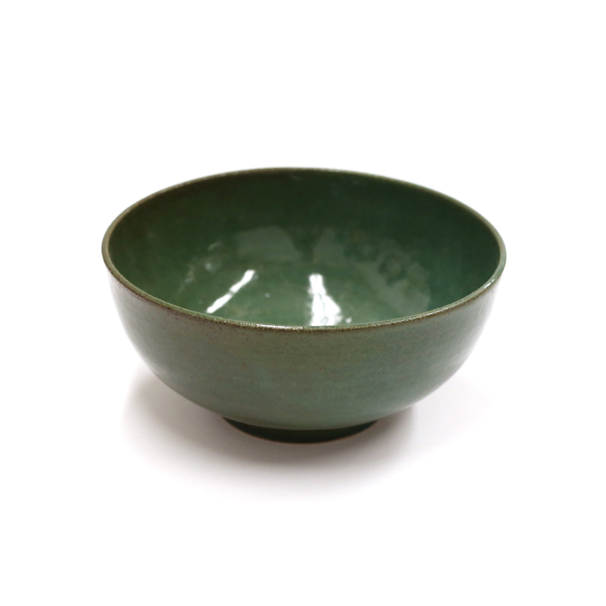 8" Green Serving Bowl by C. Marcus McCarty