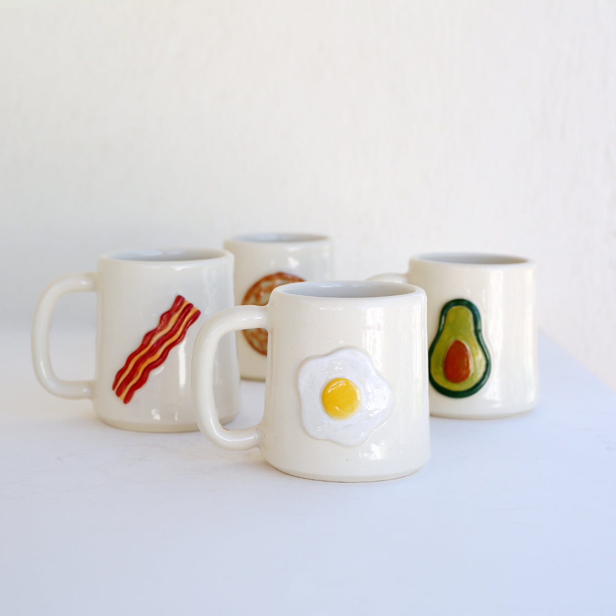 Breakfast Mugs by Crooked Tree Ceramics