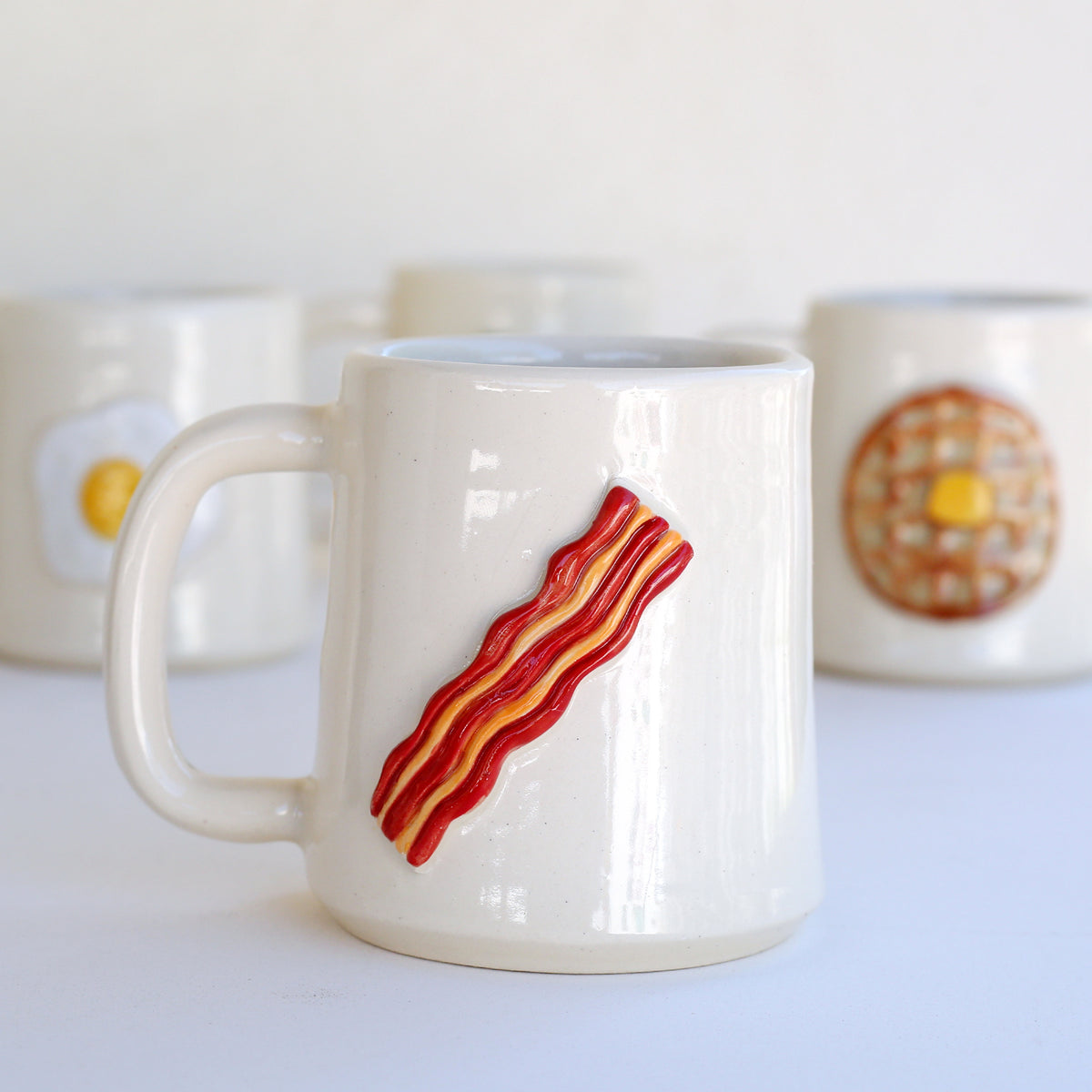 Breakfast Mugs by Crooked Tree Ceramics