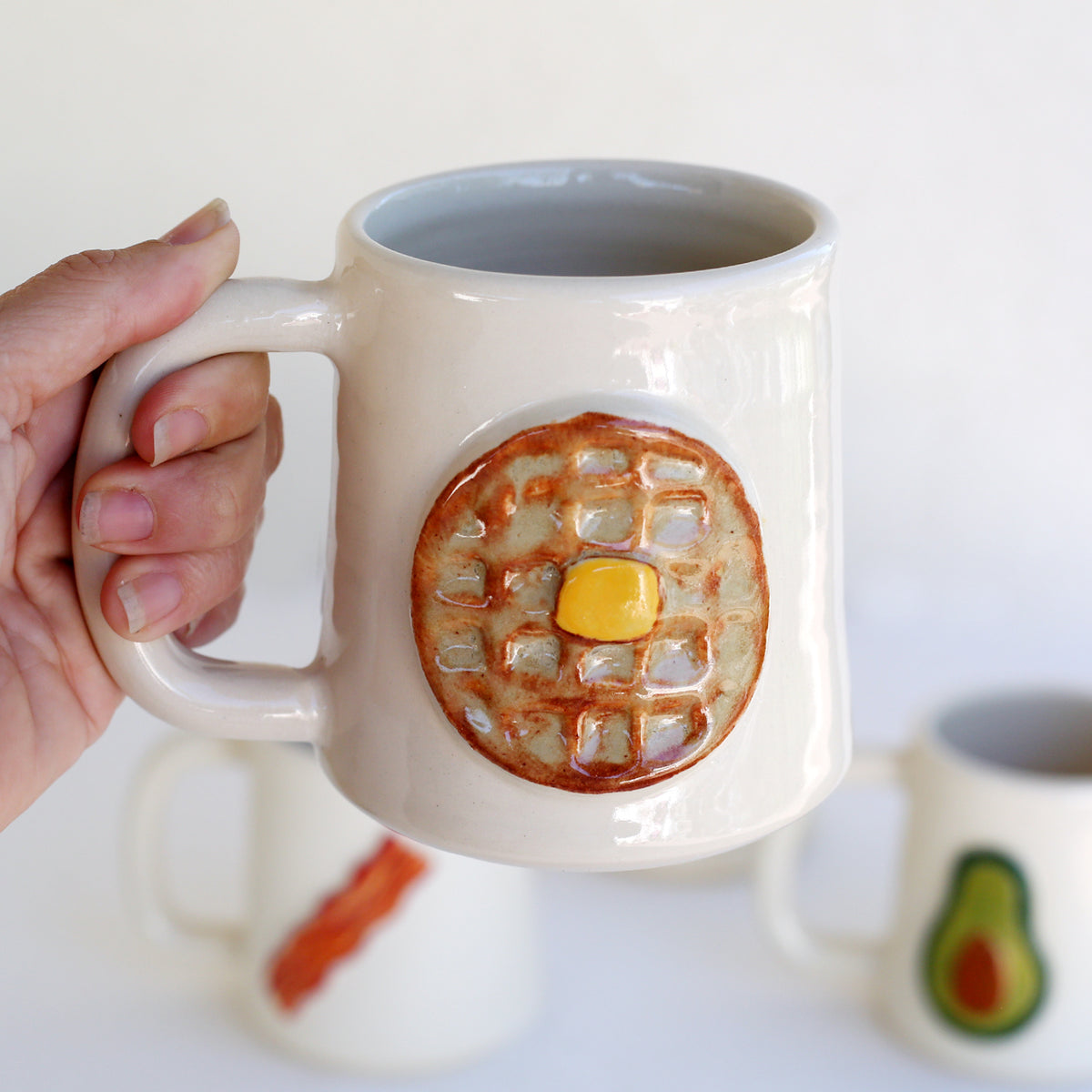 Breakfast Mugs by Crooked Tree Ceramics