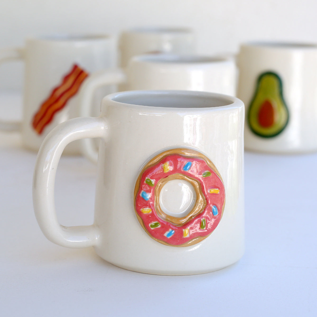 Breakfast Mugs by Crooked Tree Ceramics