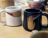 Slight of Hands Mug by Crooked Tree Ceramics