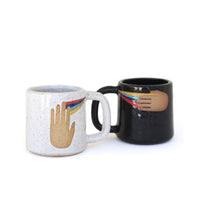 Slight of Hands Mug by Crooked Tree Ceramics
