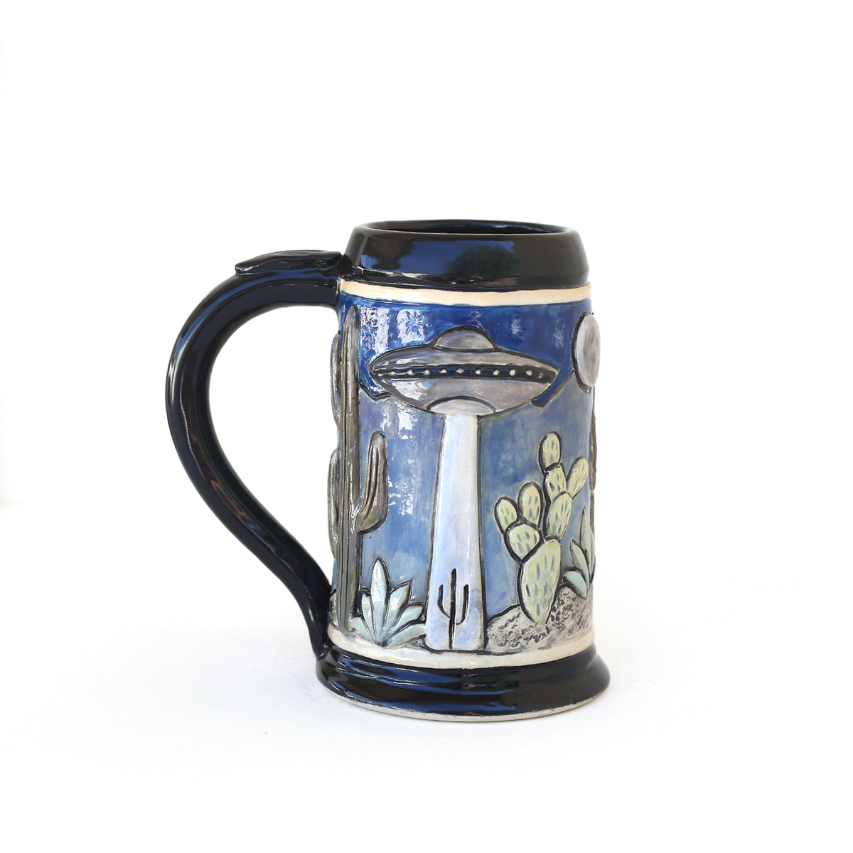 UFO Stein by Crooked Tree Ceramics