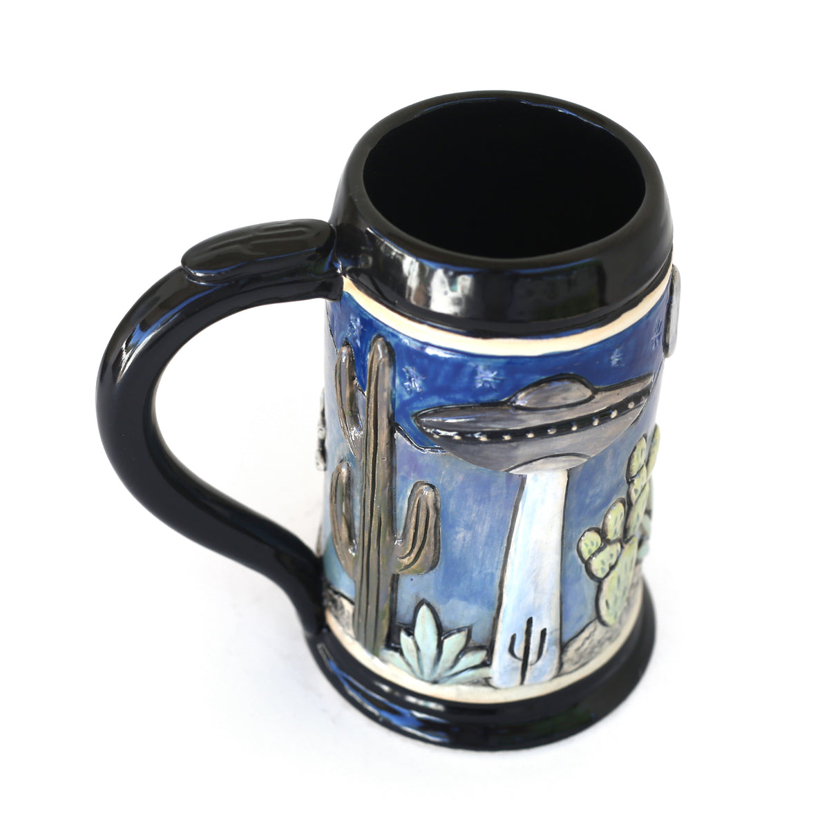 UFO Stein by Crooked Tree Ceramics