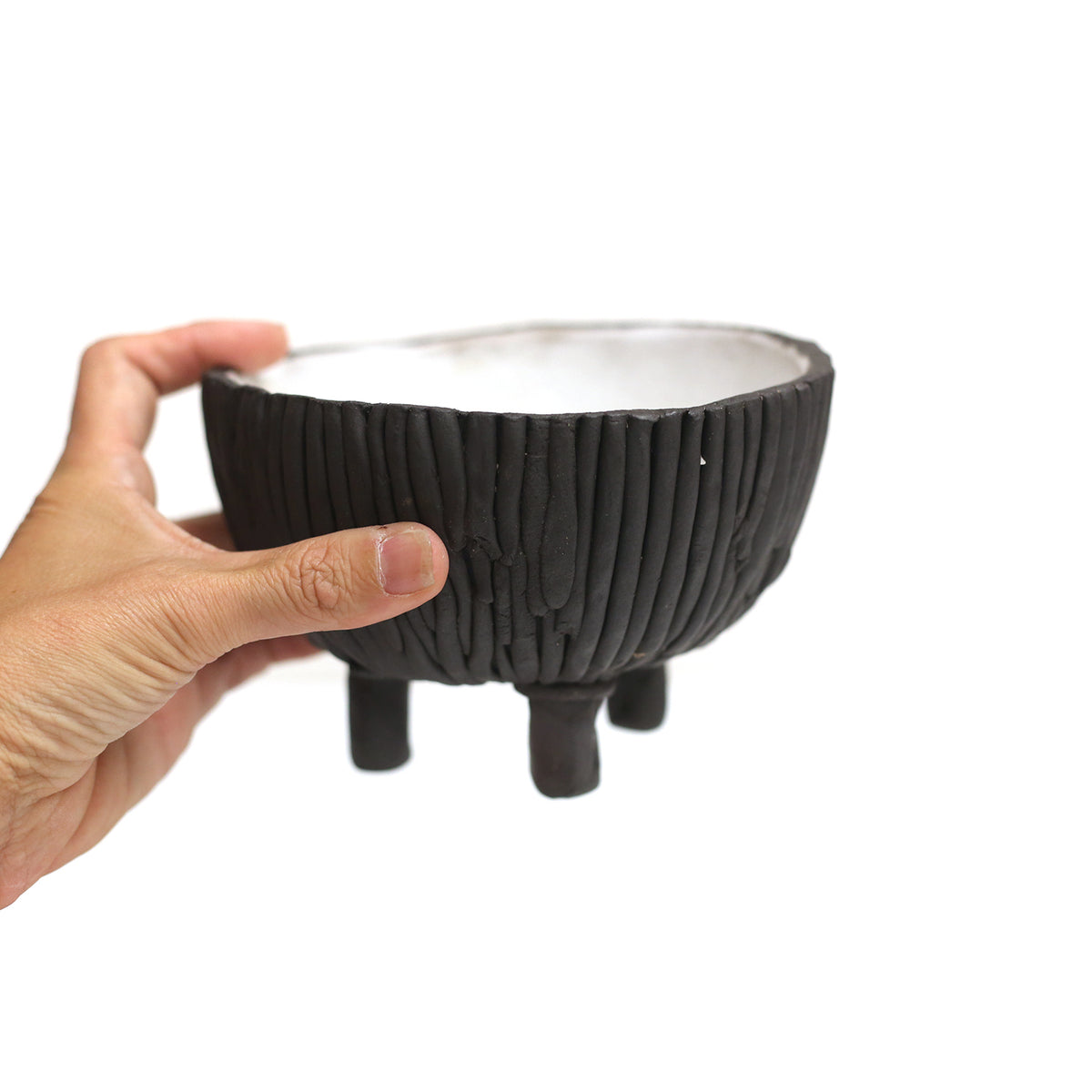 Footed Coil Planter by Darshana Patel