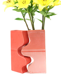 Pink Pair of Vessels by Isabella Castillo