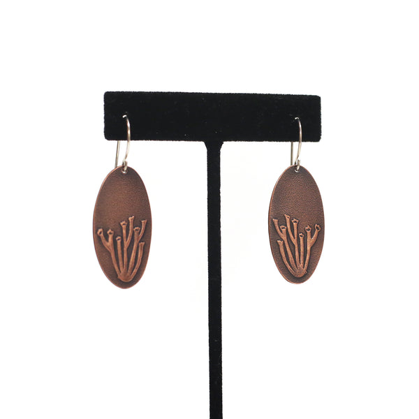 Organ Pipe Earrings by Heather Magill