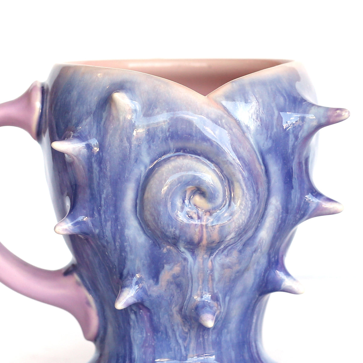 Purple Spike Mug by Evie Botbyl
