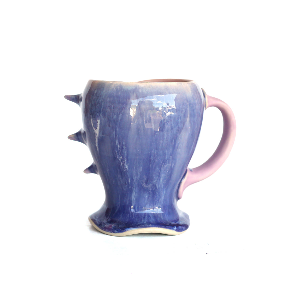 Purple Spike Mug by Evie Botbyl