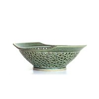 Flat Handled Berry Bowl by Mike Farabee