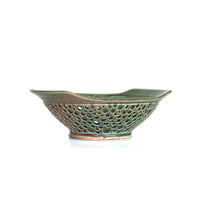 Flat Handled Berry Bowl by Mike Farabee