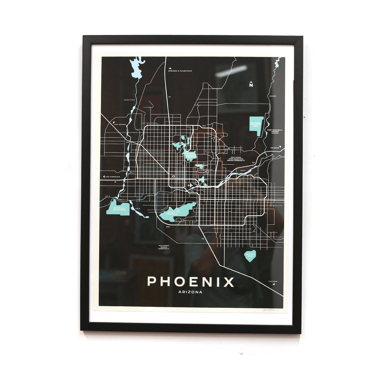 Phoenix Map by Jake Early