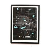 Phoenix Map by Jake Early