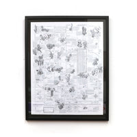 Phoenix Cactus Map by Jen Urso